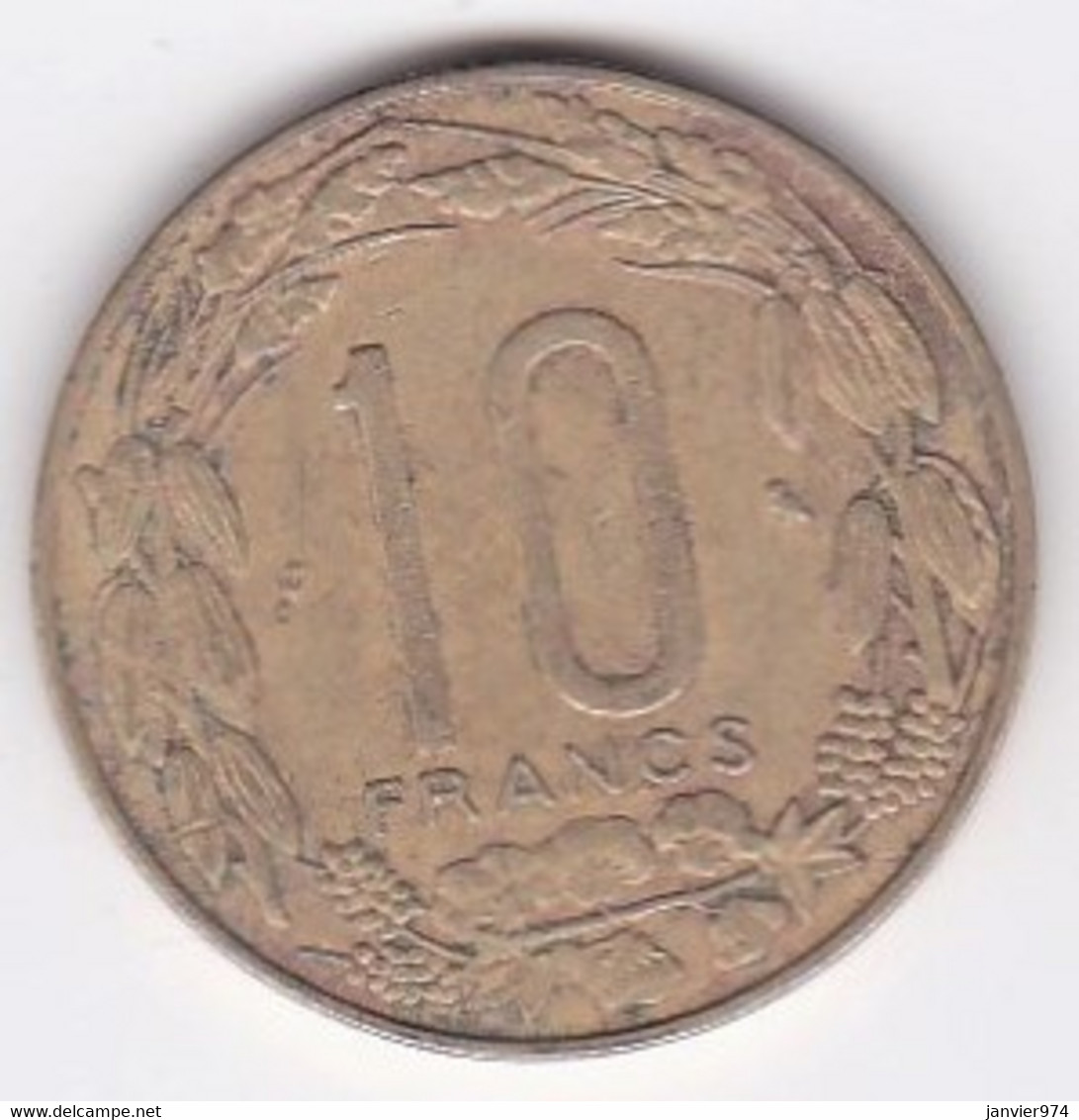 Cameroun, Afrique Equatoriale Française, 10 FRANCS 1965 Bronze Aluminium. KM# 2a - Camerun