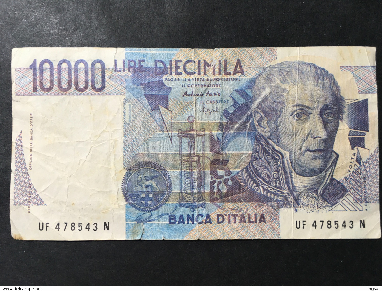 LIRE 10.000......REPUBBLICA ITALIANA.......BANCA D’ ITALIA..... - 10.000 Lire