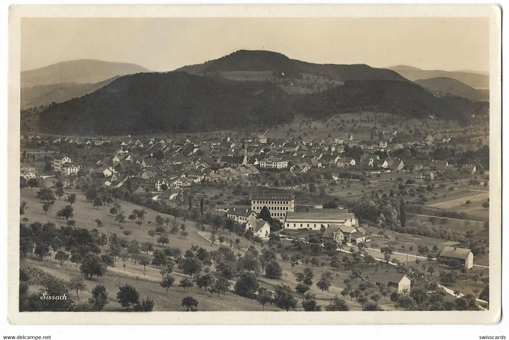 SISSACH: Industriegebiet Und Dorf ~1925 - Sissach