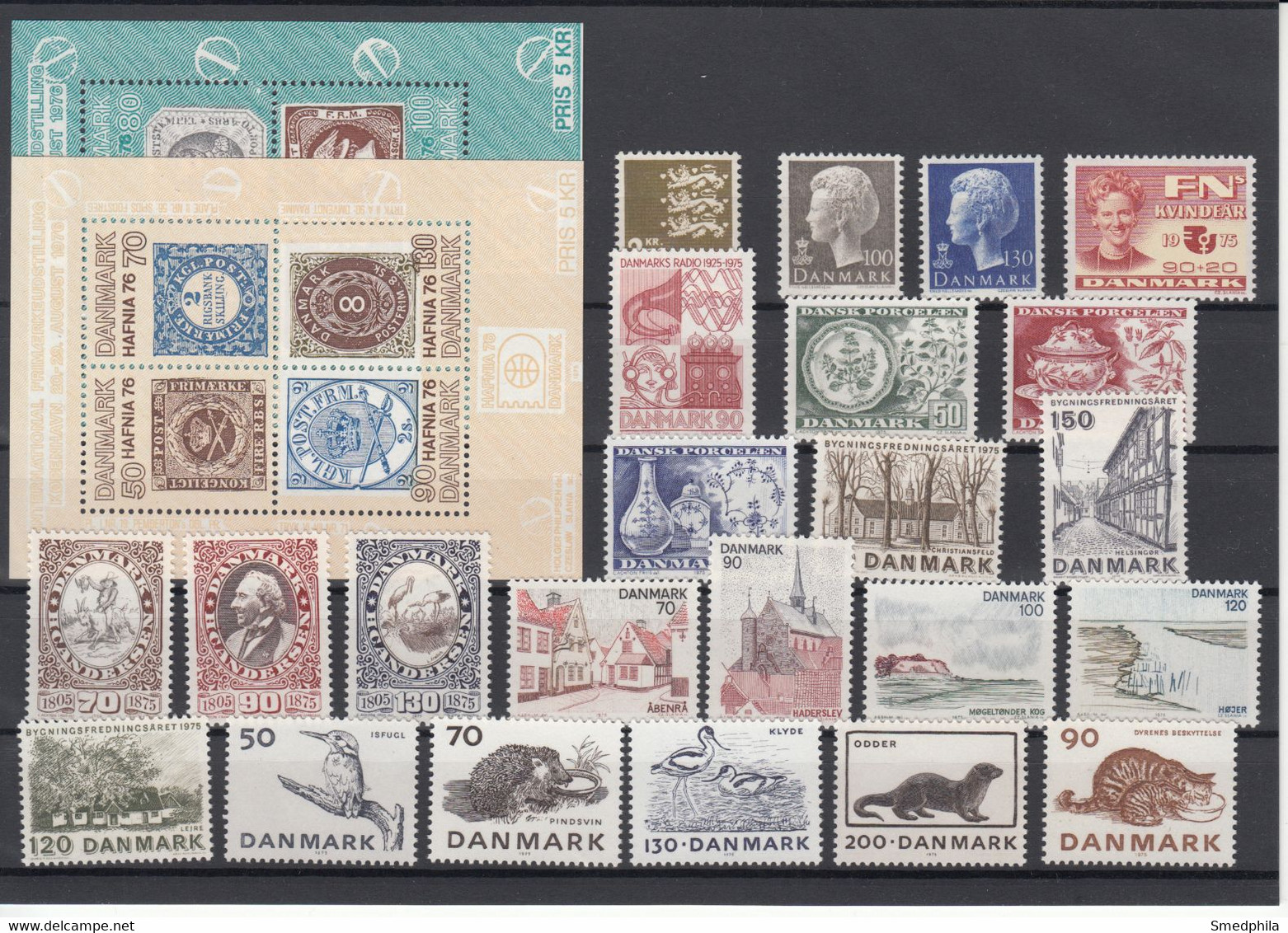 Denmark 1975 - Full Year MNH ** - Années Complètes