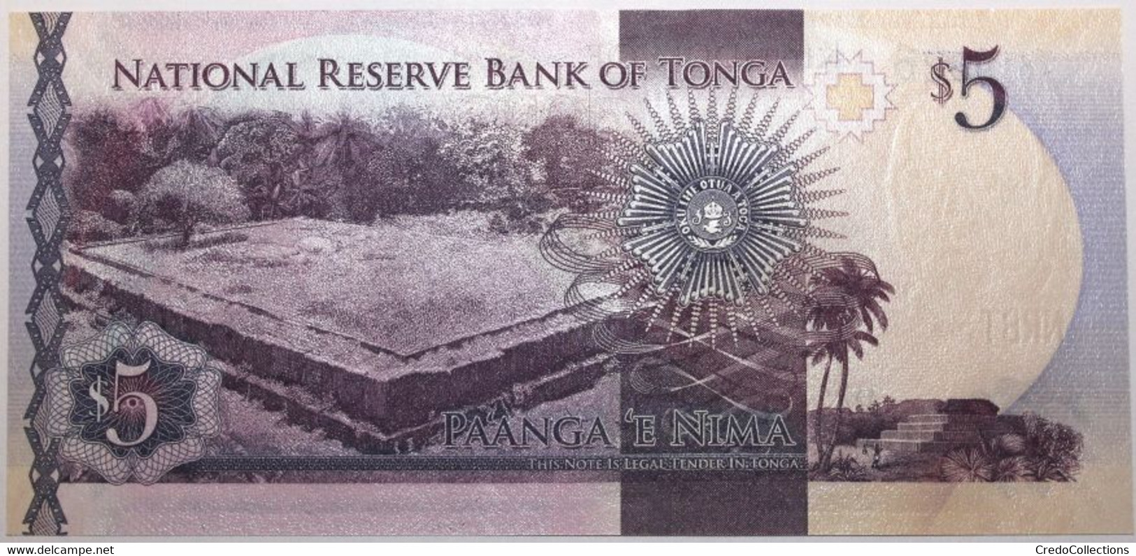 Tonga - 5 Pa'Anga - 2015 - PICK 45 - NEUF - Tonga