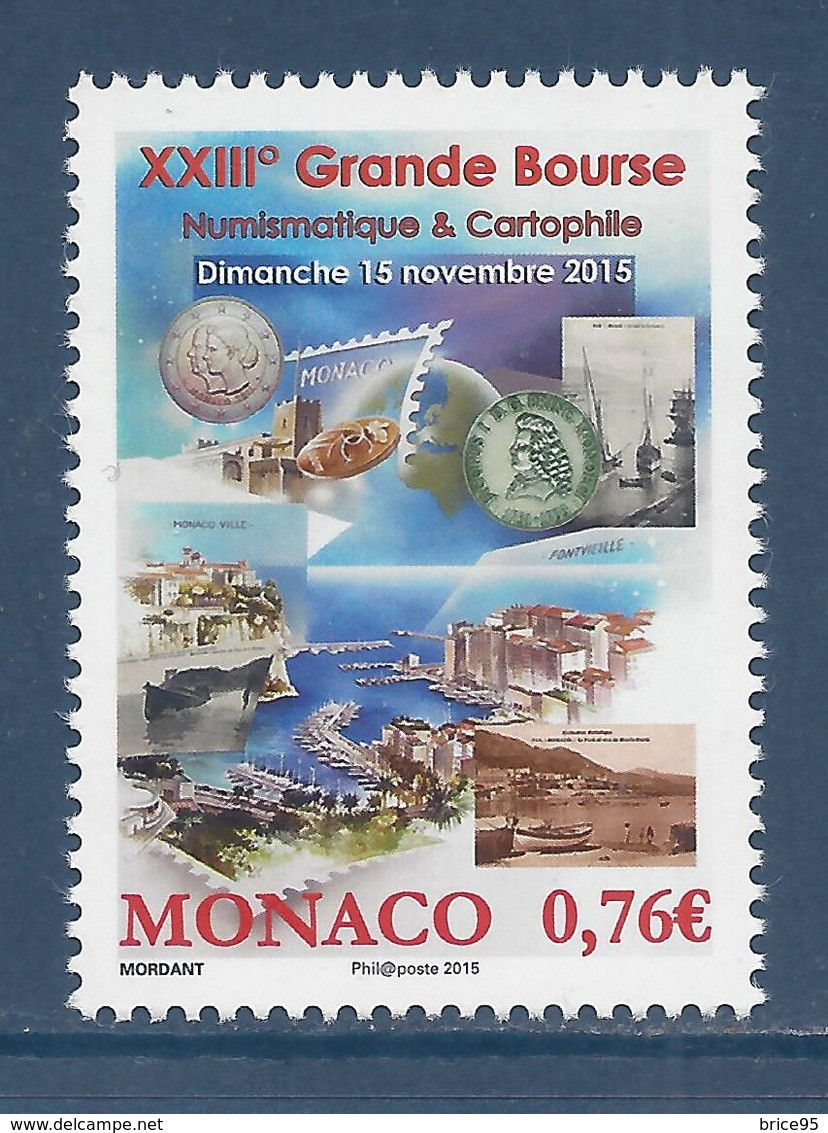 ⭐ Monaco - YT N° 2997 - Neuf Sans Charnière - 2015 ⭐ - Nuovi