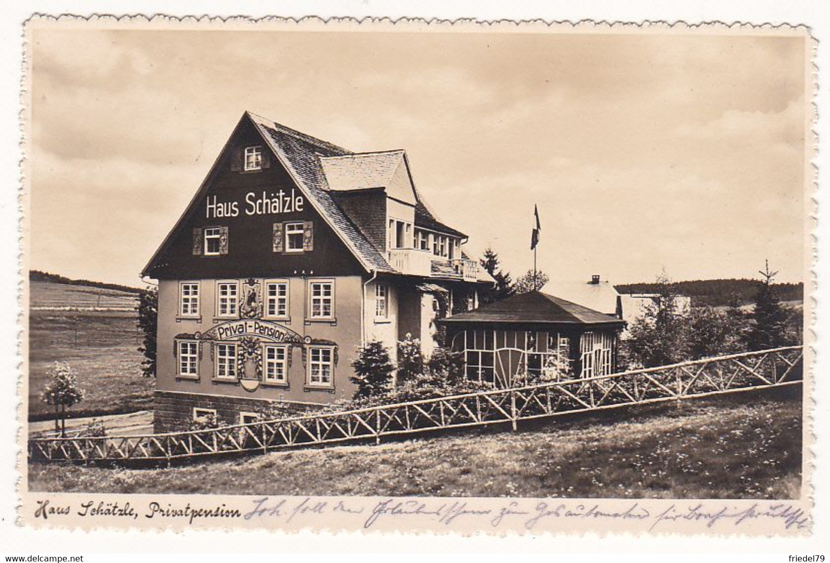 Schönwald Schwarzwald Privatpension 1935 Schöne Foto AK - Freiburg I. Br.