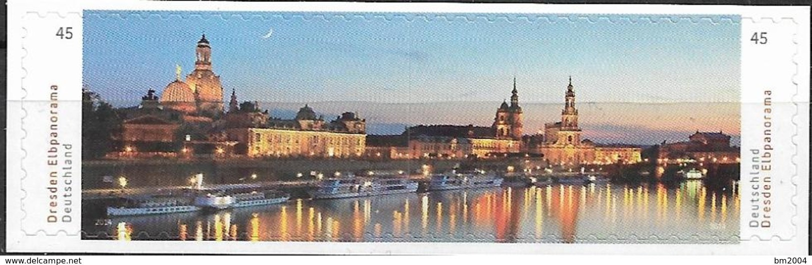 2014 Allem. Fed. Mi. 3073-4  **MNH   Booklet Stamps Elbpanorama Dresden - Neufs