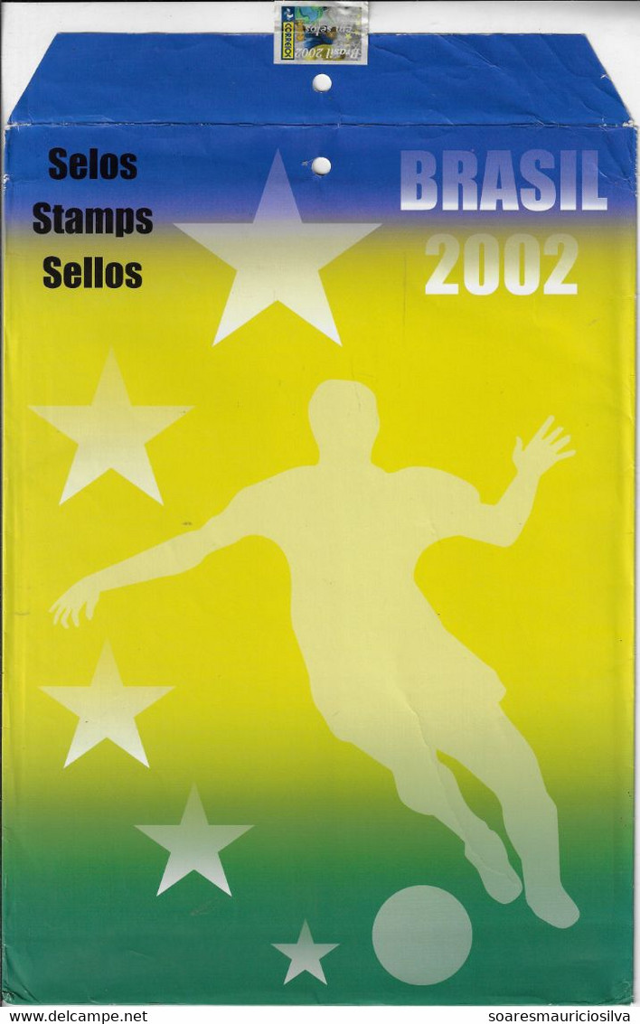 Brazil 2002 Complete Year 47 Commemorative Stamps  + 6 Souvenir Sheets + 10 Definitive Issues Some Yellowish Spots - Full Years