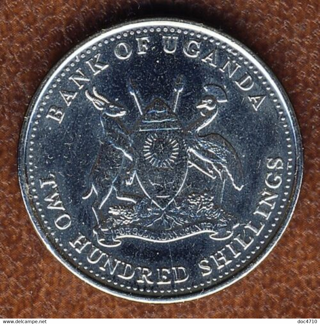 Uganda 200 Shillings 2012, Cichlid Fish, KM#68a, Unc - Oeganda