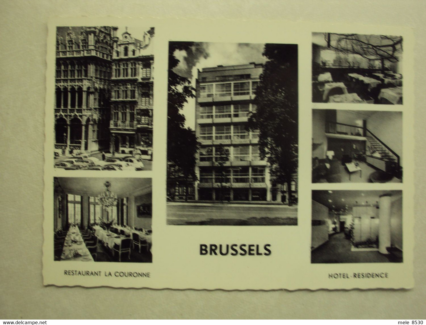 42457 - BRUXELLES - LA COURONNE - HOTEL-GRILL - 6 ZICHTEN - ZIE 2 FOTO'S - Cafés, Hôtels, Restaurants