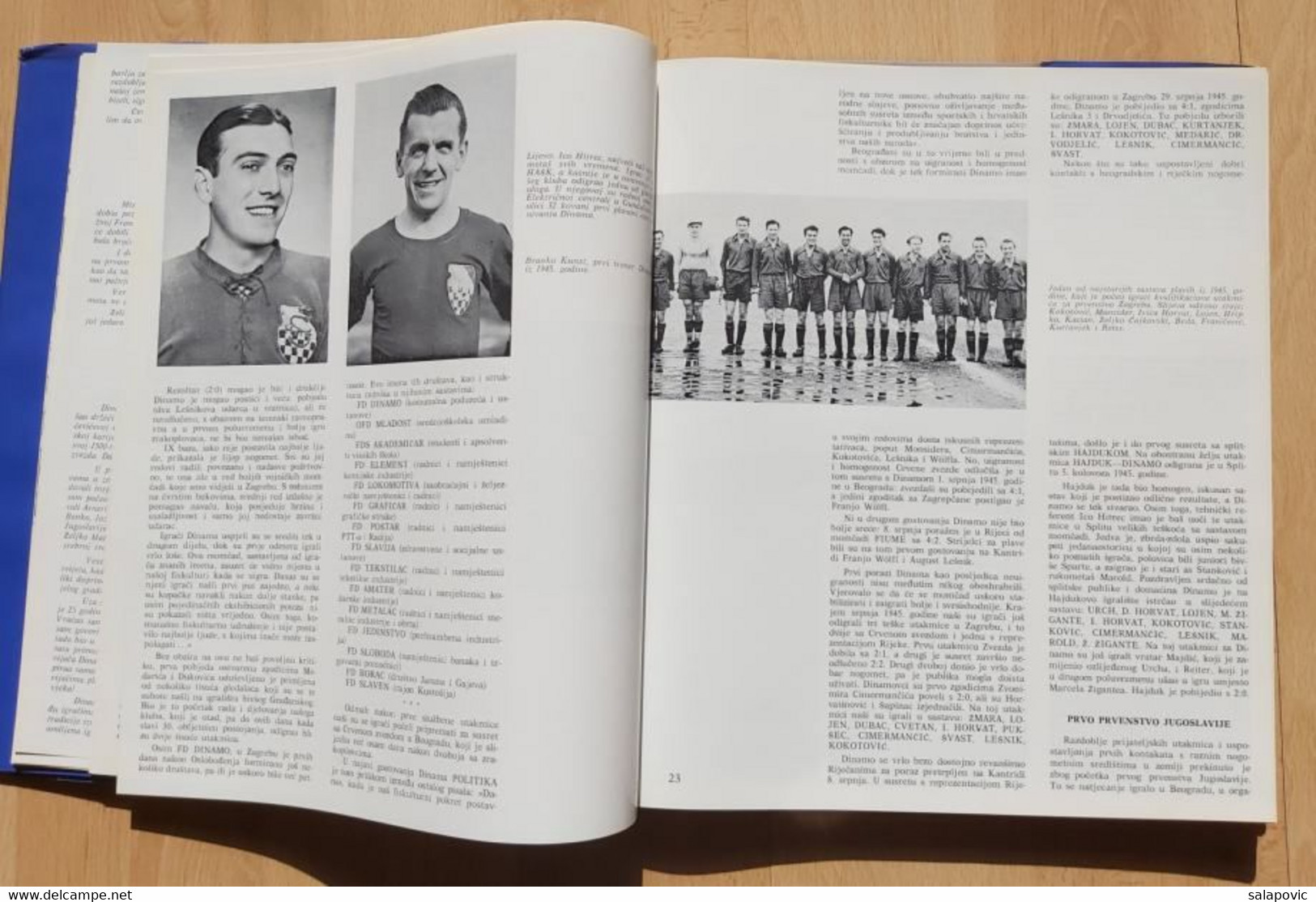 DINAMO ZAGREB 1945-1975 Fredi Kramera, Roman Garber, Zvonimir Magdić monografija football club Croatia, monograph