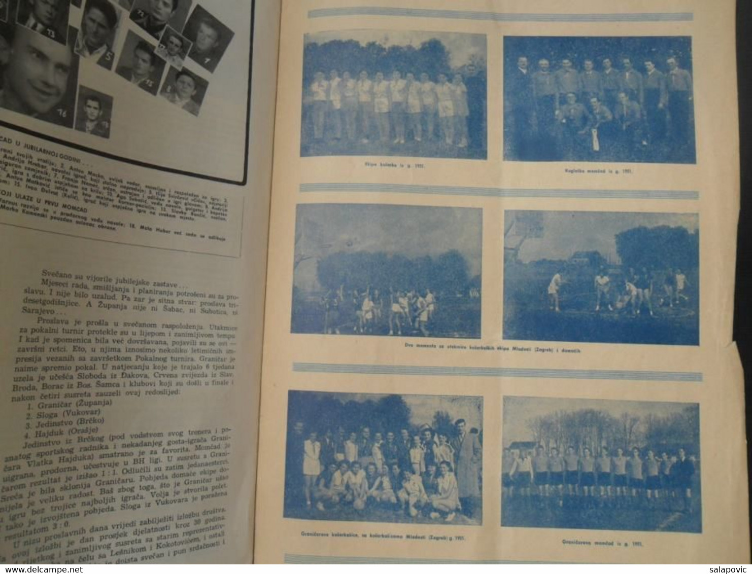 30 GODINA SPORTSKOG DRUSTVA GRANICAR ZUPANJA Monografija Football Club Croatia, Monograph - Libros