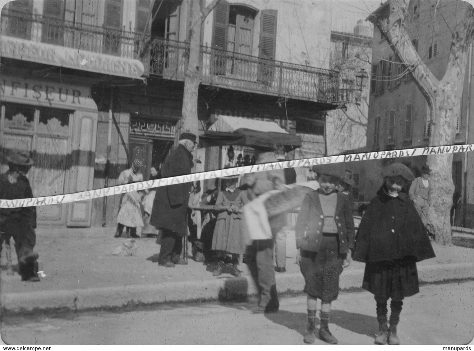 83 LA VALETTE DU VAR / PHOTO / 1895 - 1910 / COMMERCES / CONFISEUR - LIQUORISTE / BOUCHERIE / COMMERCE - La Valette Du Var