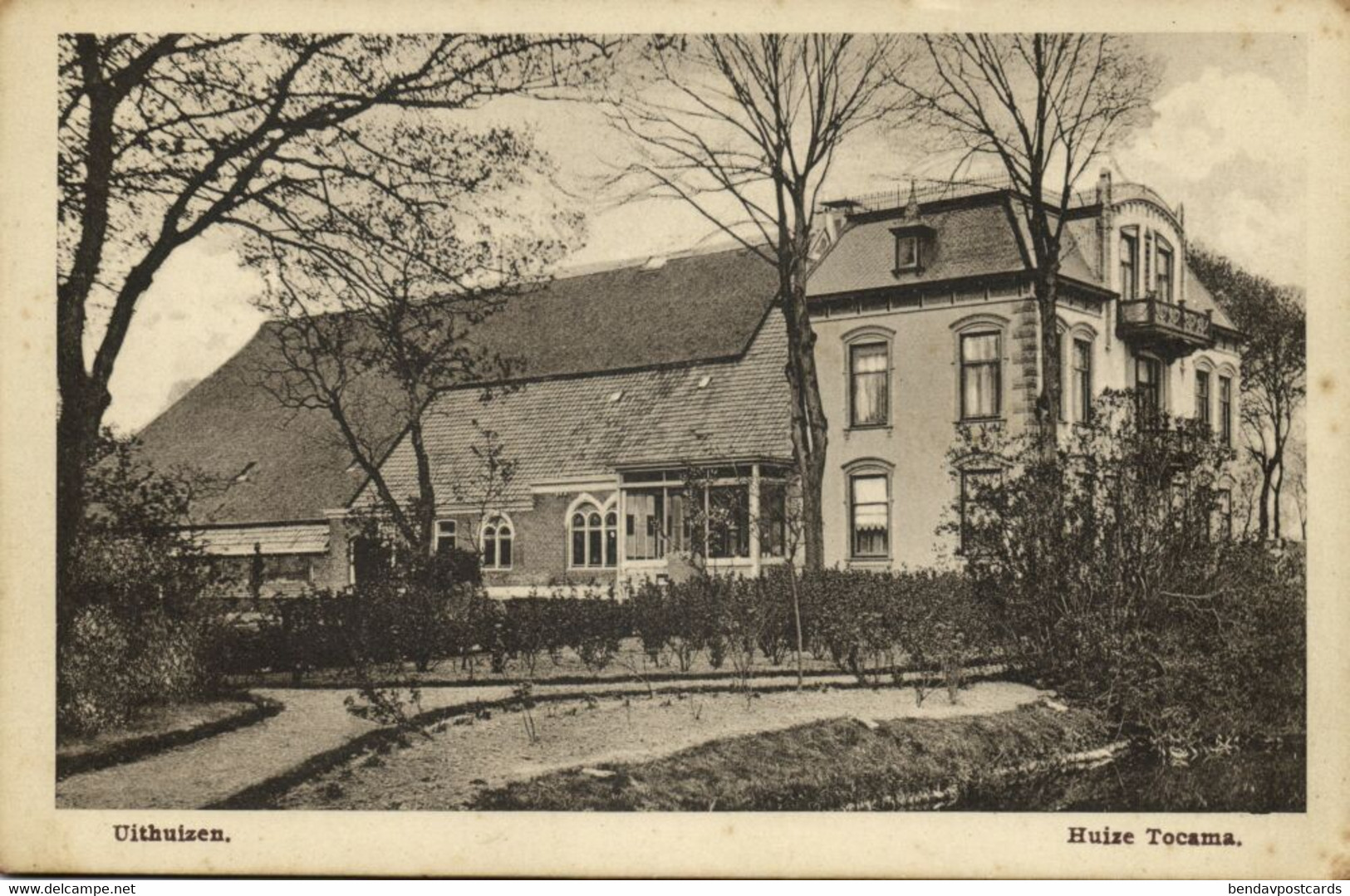 Nederland, UITHUIZEN, Huize Tocama (1910s) Ansichtkaart - Uithuizen