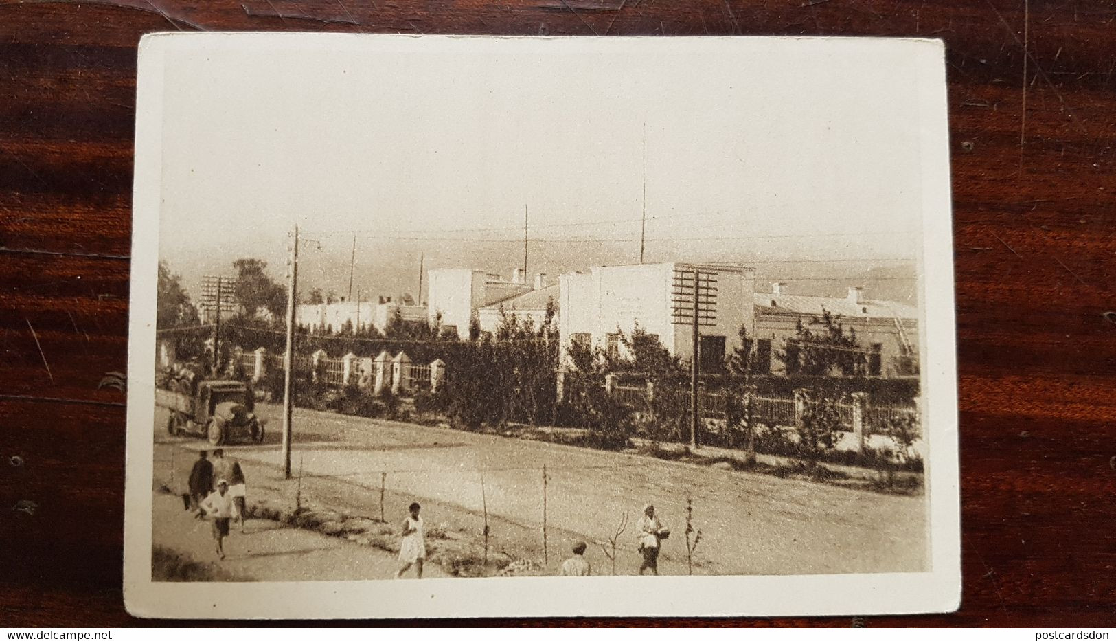 USSR IN CONSTRUCTION. Tajikistan. STALINABAD CITY (DUSHANBE).  Building Of Narkomfin - Old USSR PC. 1931 - Tajikistan