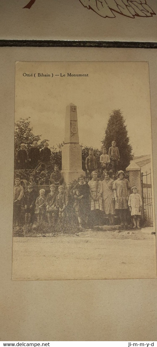 Ottié ( Bihain ) Le Monument 1930qq1930qqq - Vielsalm