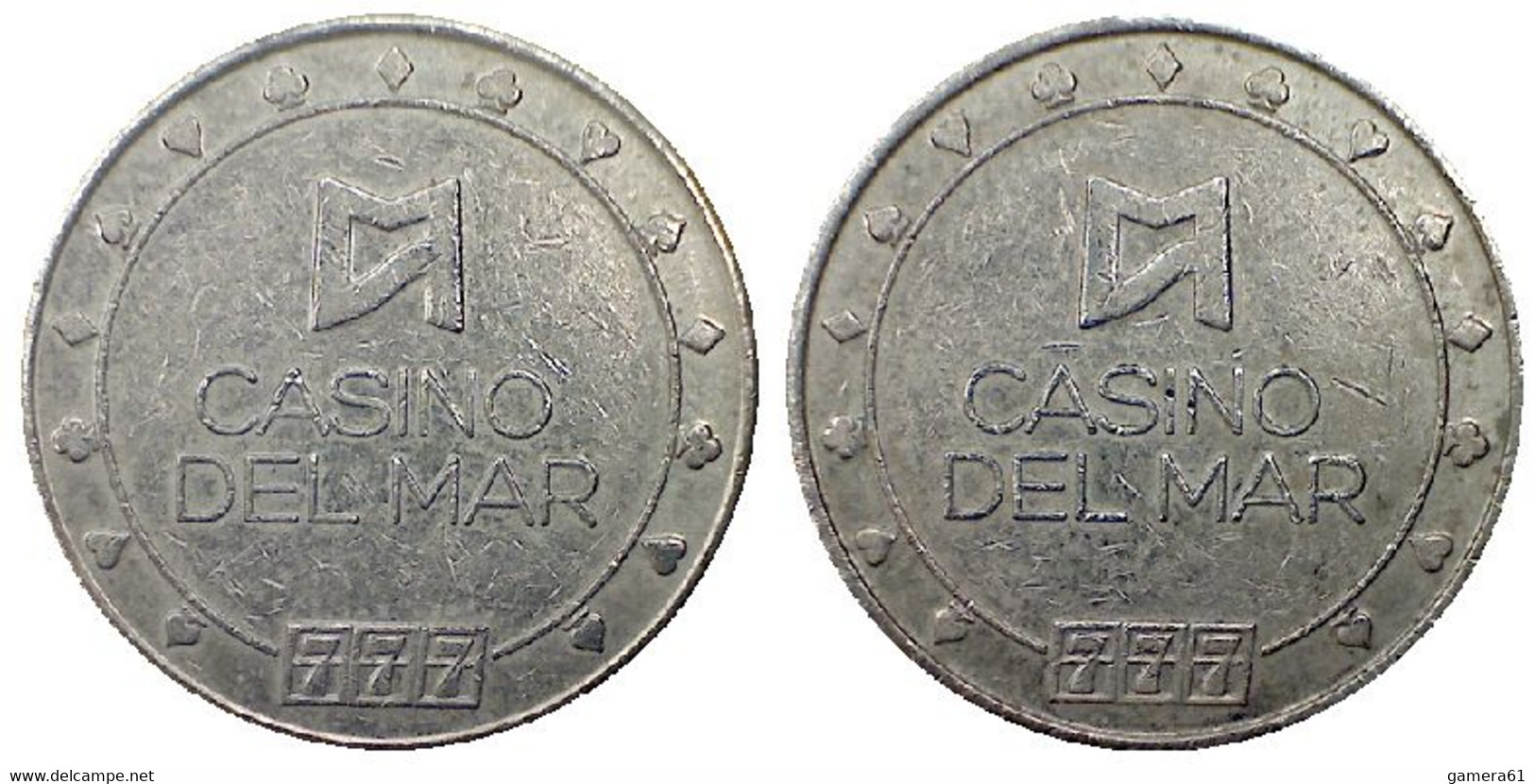 00824 GETTONE TOKEN JETON FICHA ARGENTINA CASINO DEL MAR - Casino