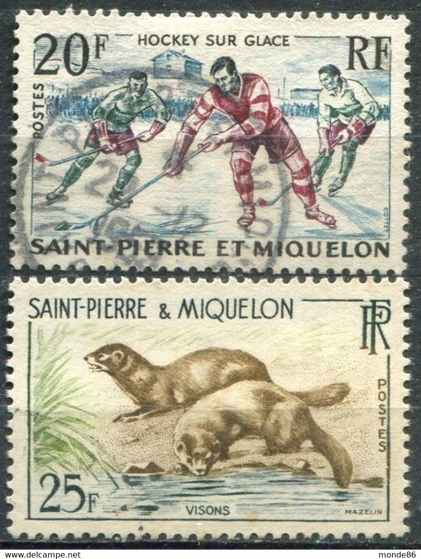 SAINT PIERRE ET MIQUELON - Y&T  N° 360-361 (o) - Used Stamps