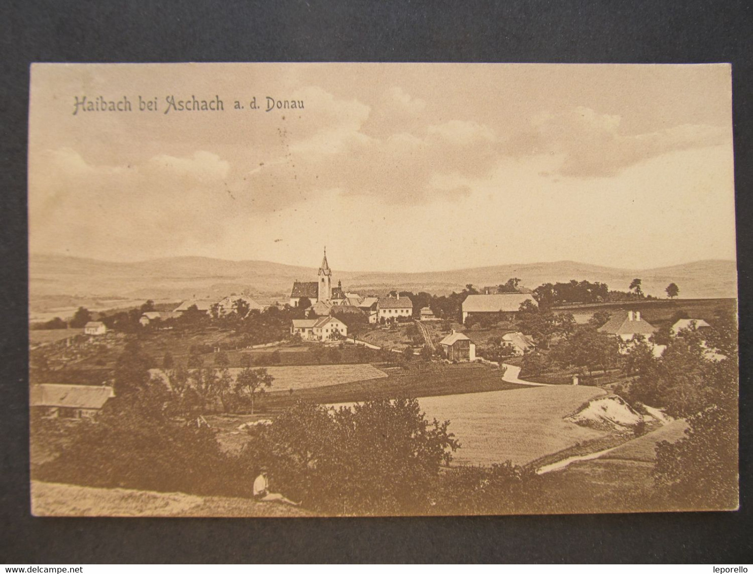 AK HAIBACH B. ASCHACH A.d.Donau B. Eferding 1912 ///   D*48684 - Eferding