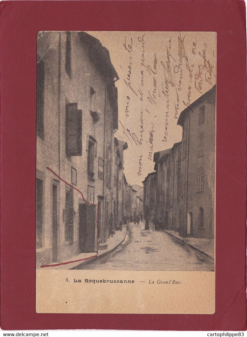 VAR 83 LA ROQUEBRUSSANNE LA GRAND RUE - La Roquebrussanne