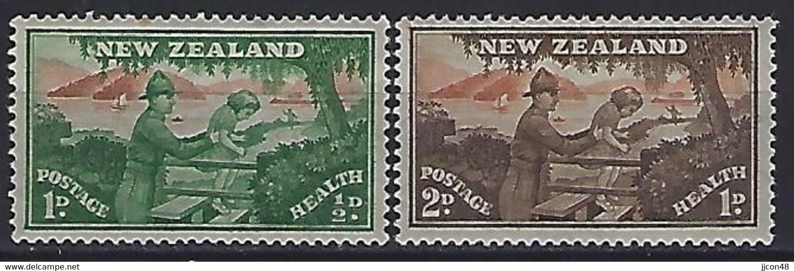 New Zealand 1946  Health Stamp (**) MNH  SG.678-679 - Neufs
