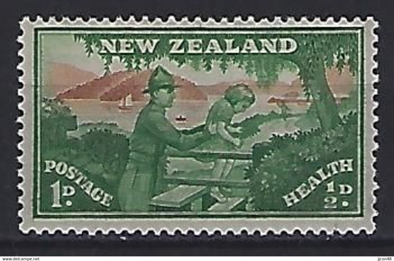 New Zealand 1946  Health Stamp (*) MH  SG.678 - Neufs