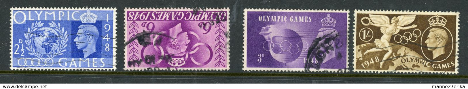 Great Britain USED 1948 Olympic Games - Non Classés