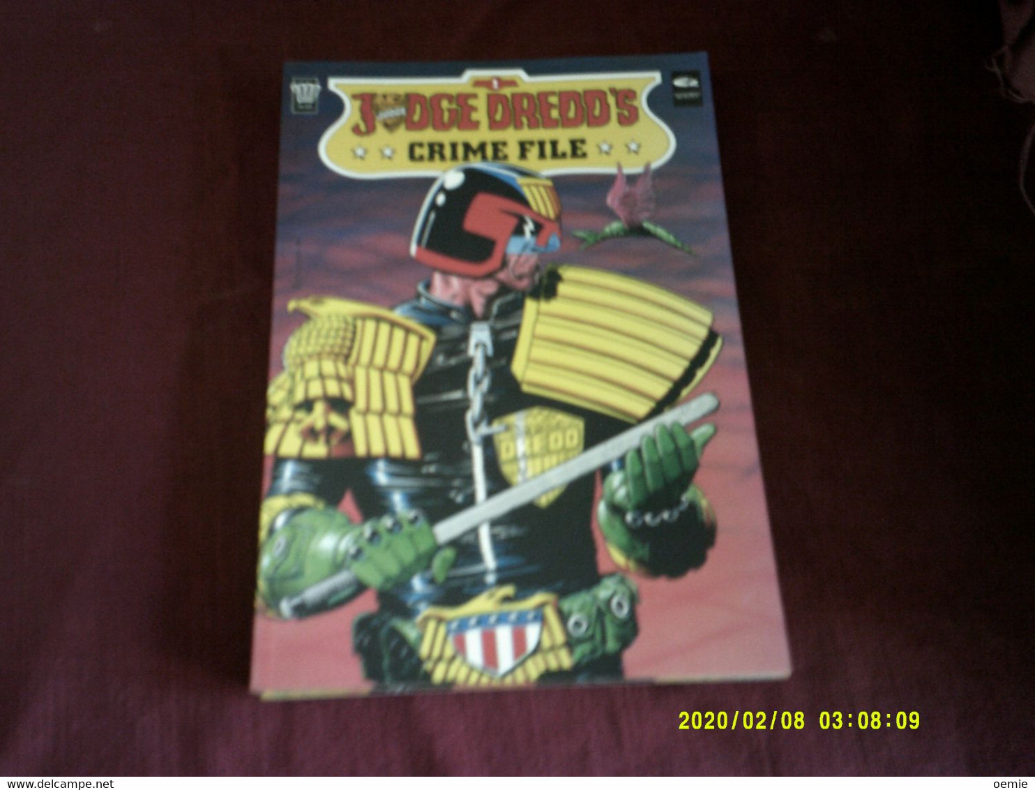 JUDGE DREDD'S   CRIME FILE  COMPLET  PUBLICATION FLEETWAY 1989  VO - Otros Editores