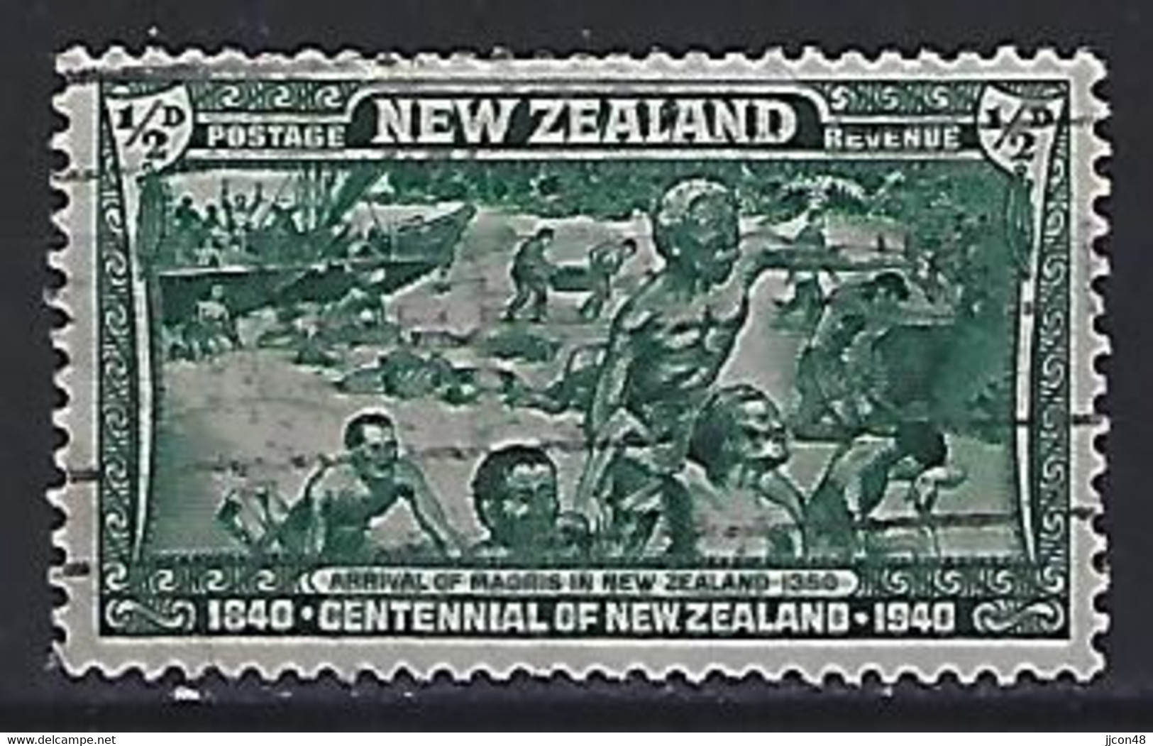 New Zealand 1940  Centennial  1/2d  (o) SG.613 - Otros & Sin Clasificación