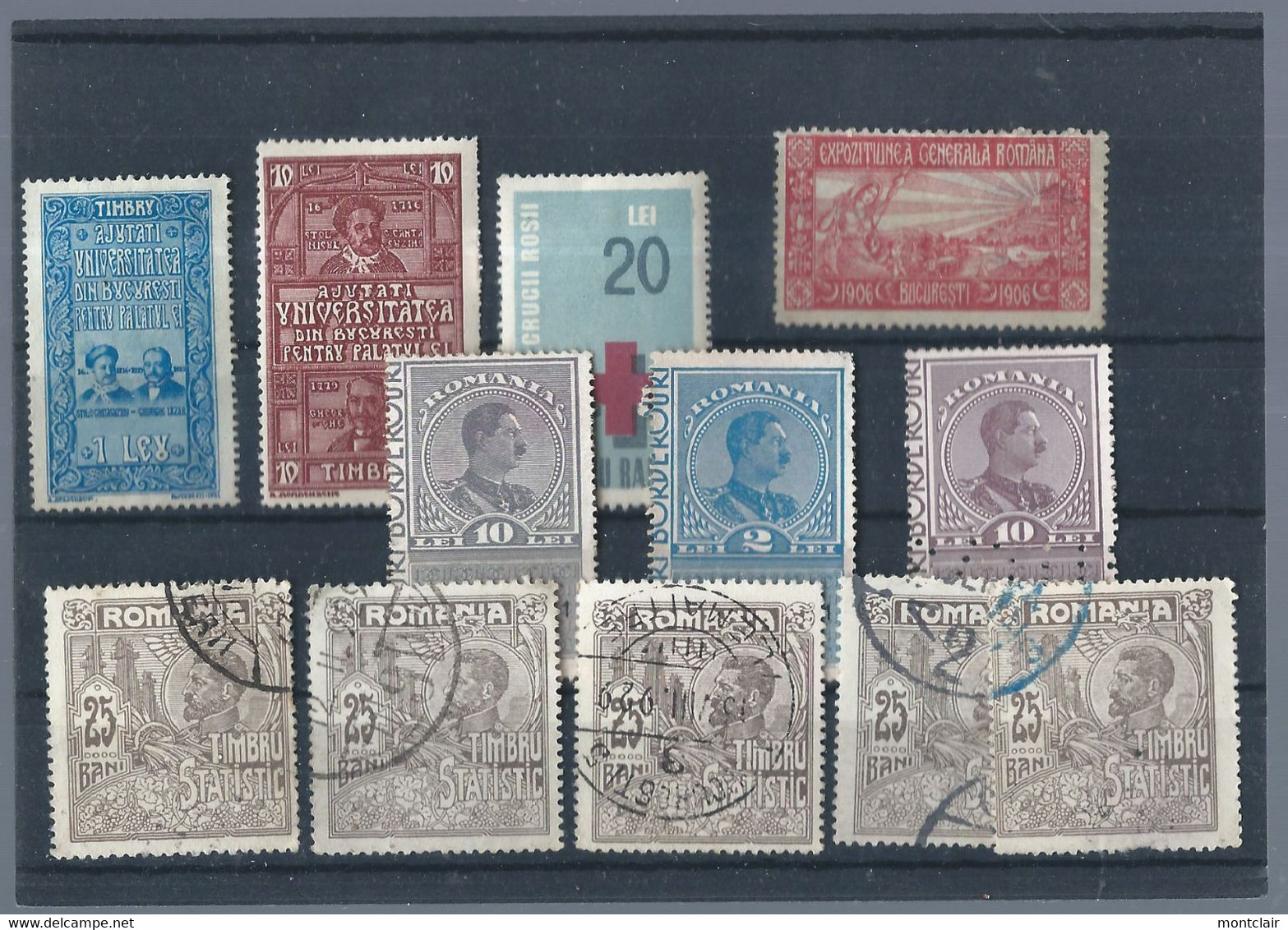 Romania - Old Lot - Revenue Stamps- Timbres Fiscaux - Stempelmarken - Revenue Stamps