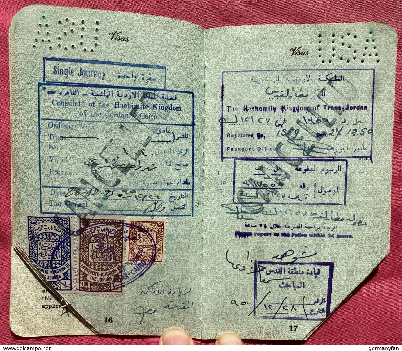 Konvolut USA Diplomatenpass Marc Jennings Robinson Richter ORG Berlin CORA Nünberg viele Stempel diplomatic passport