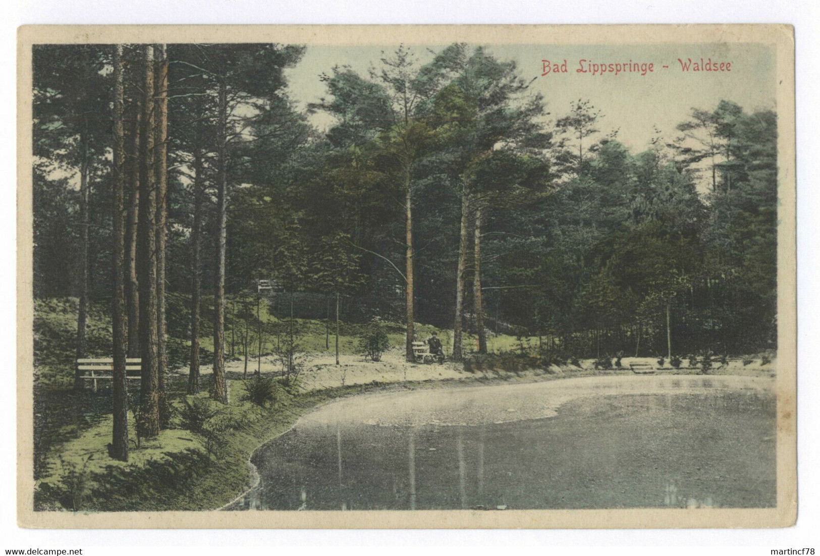 Bad Lippspringe Waldsee Feldpost 1915 RIR 257 - Bad Lippspringe