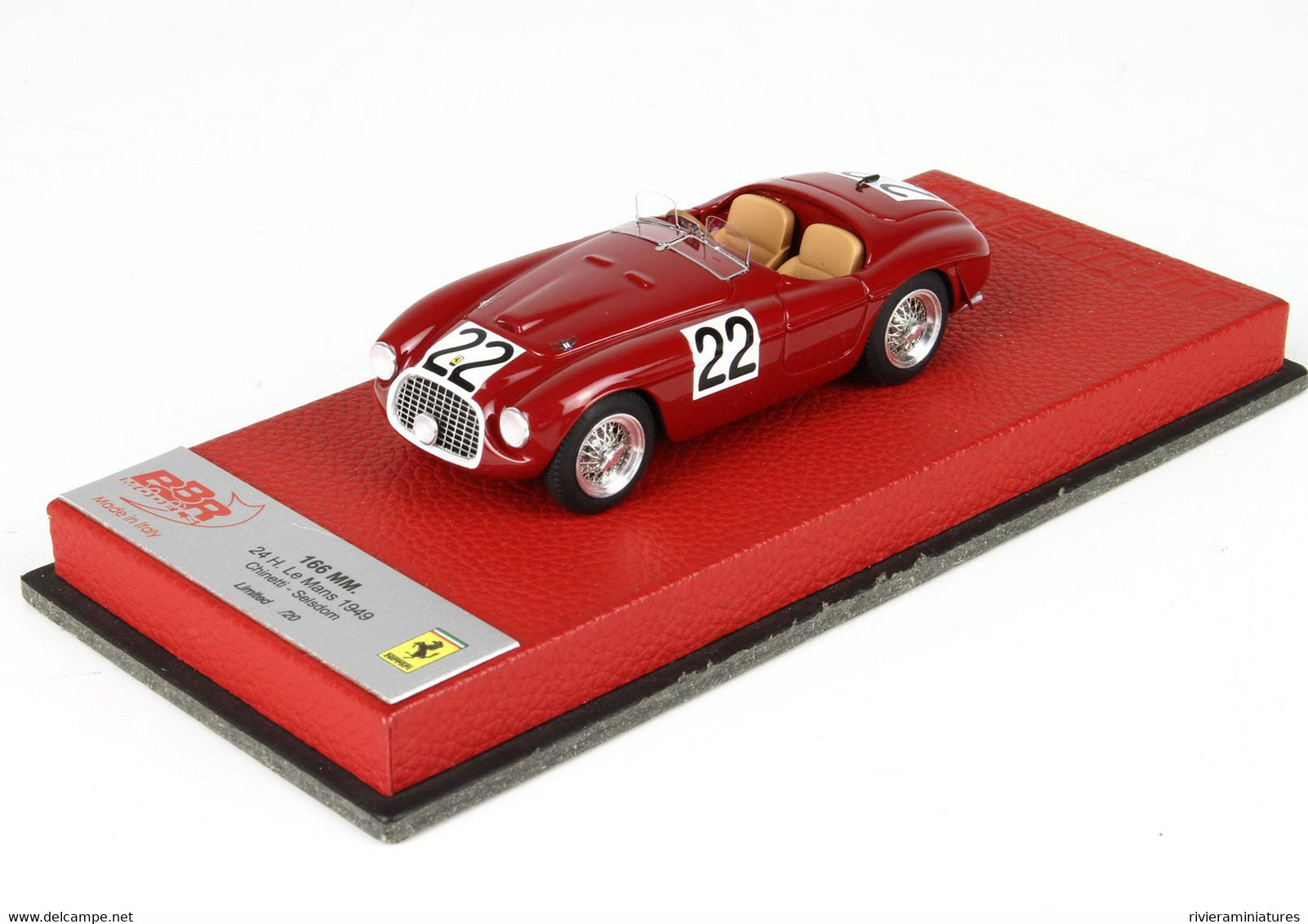 BBR - FERRARI 166 MM - Winner 24h Le Mans 1949 - BBR 68APRE - 1/43 - BBR