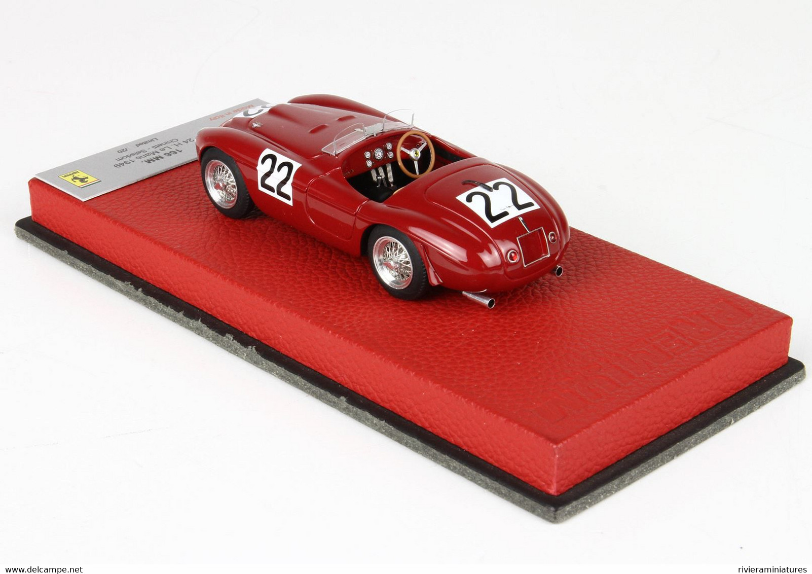 BBR - FERRARI 166 MM - Winner 24h Le Mans 1949 - BBR 68APRE - 1/43 - BBR