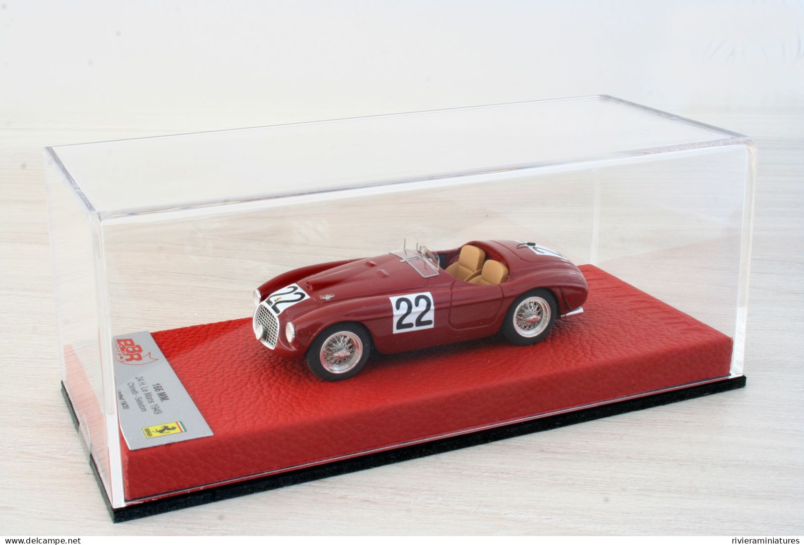 BBR - FERRARI 166 MM - Winner 24h Le Mans 1949 - BBR 68APRE - 1/43