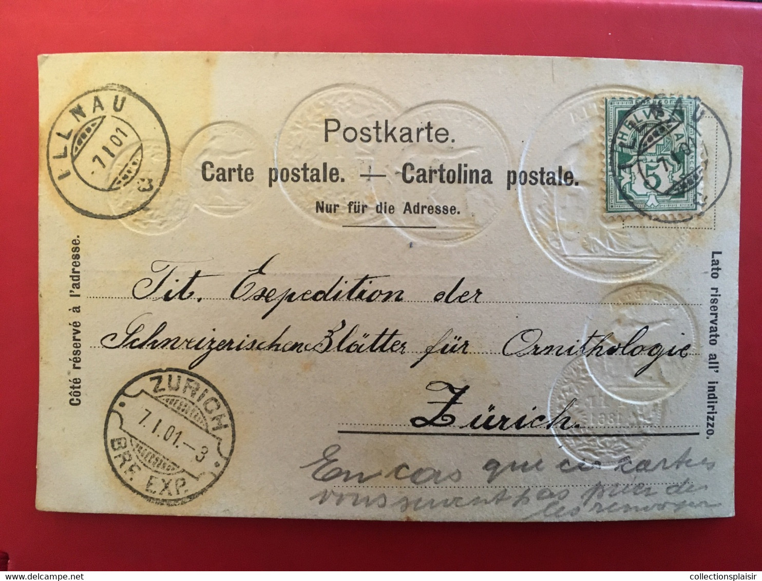 CPA SUISSE GAUFFREE PIÈCES DE MONNAIE - Other & Unclassified