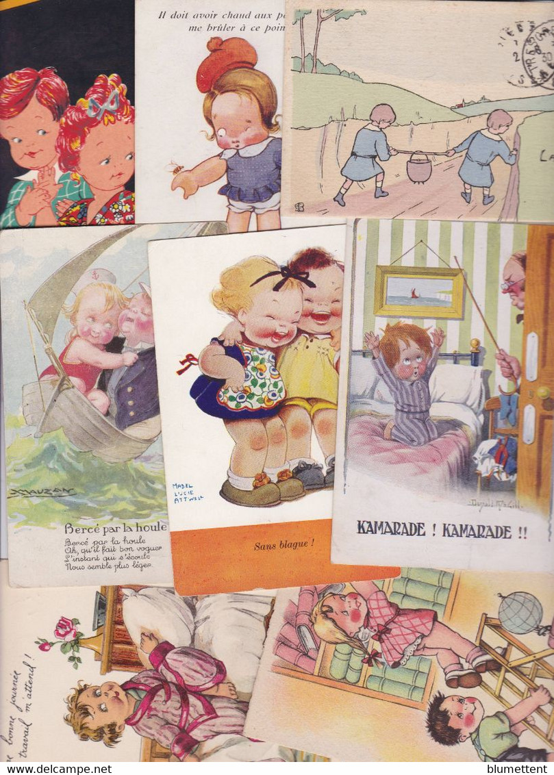 Lot 2795 De 10 CPA Enfants Fantaisie Déstockage Pour Revendeurs Ou Collectionneurs - 5 - 99 Postcards