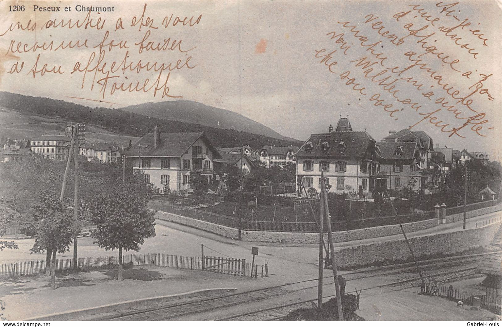 Peseux Et Chaumont - Voies De Chemin De Fer - Peseux