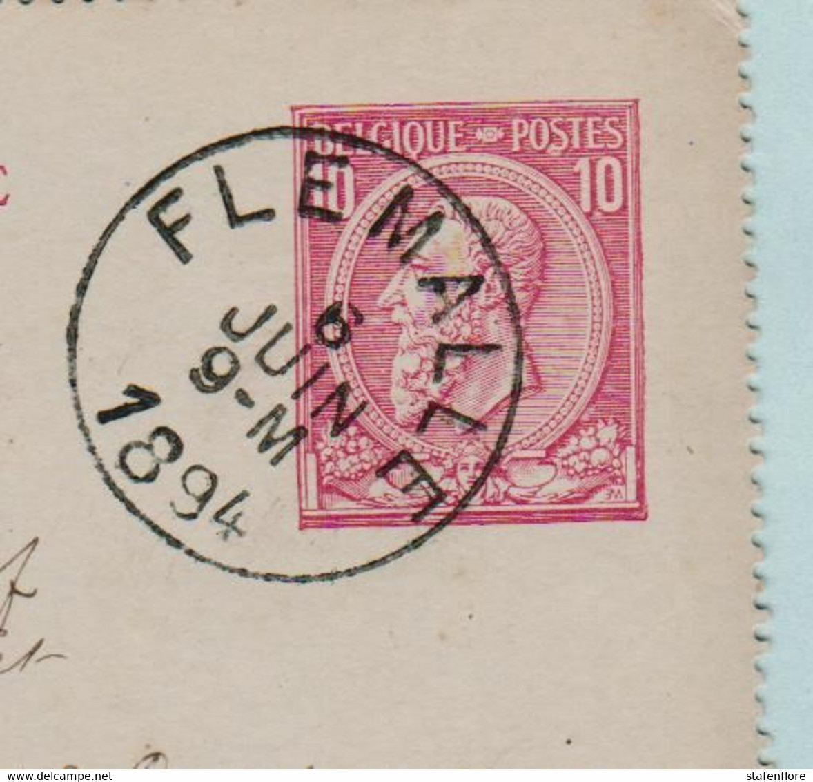 Kaartbrief, Carte Lettre De Flemalle Naar Brussel Entier 46 - Enveloppes-lettres