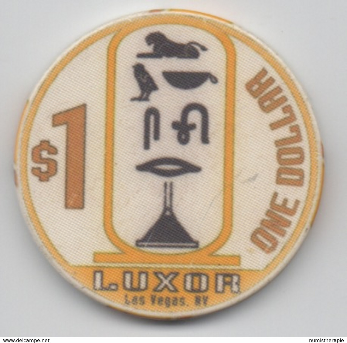 Jeton De Casino Luxor Las Vegas NV $1 (Diamètre 39 Mm) - Casino