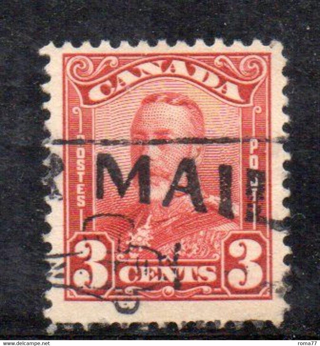 XP3212 - CANADA' 1928 , ORDINARIA : 3 Cent Yv N. 131 Usato (2380) - Gebraucht