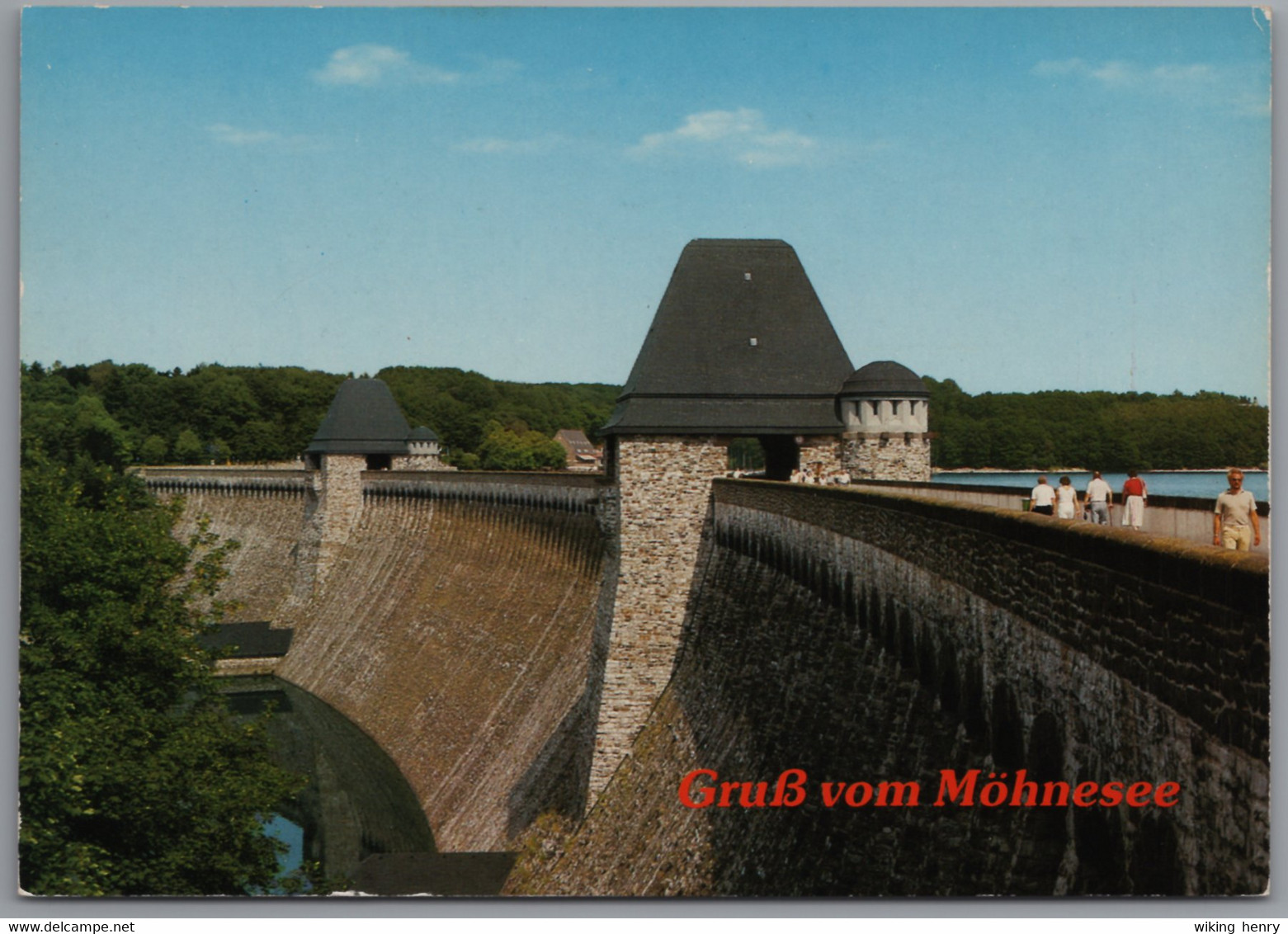 Möhnesee - Die Staumauer Am Möhnesee Im Sauerland - Möhnetalsperre
