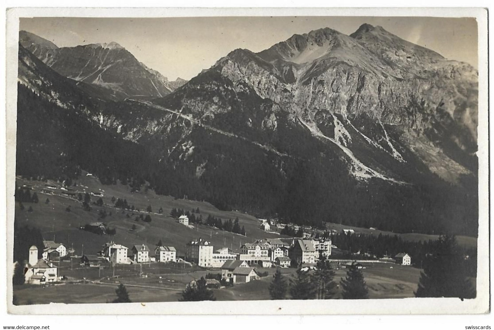 LENZERHEIDE: Teilansicht, Foto-AK ~1925 - Lantsch/Lenz