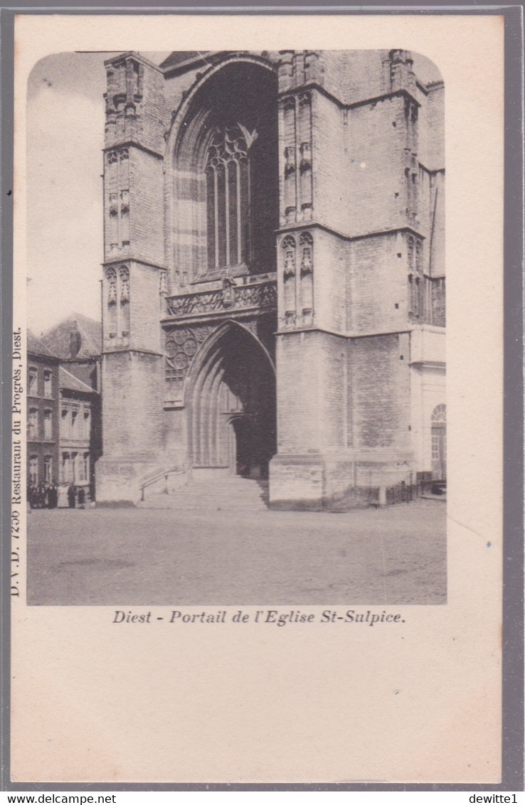 DIEST.  Portail De L'Eglise St.-Sulpice - Diest