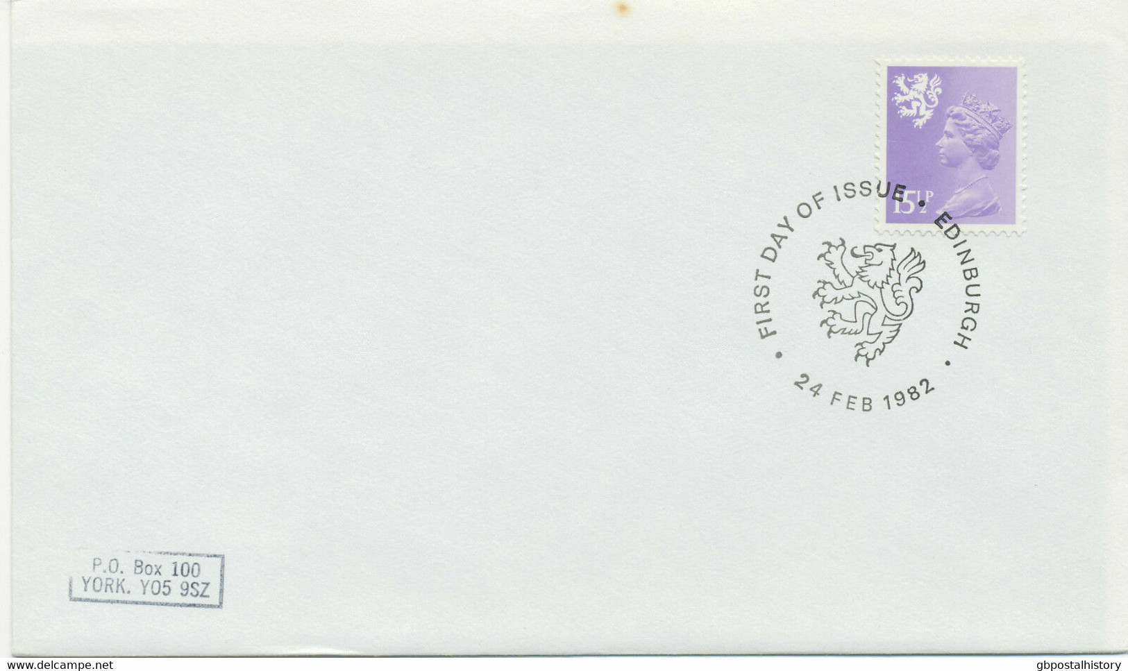 GB 1982, Scotland Machin 15 1/2 P On 2 Different Superb FDCs - Machins