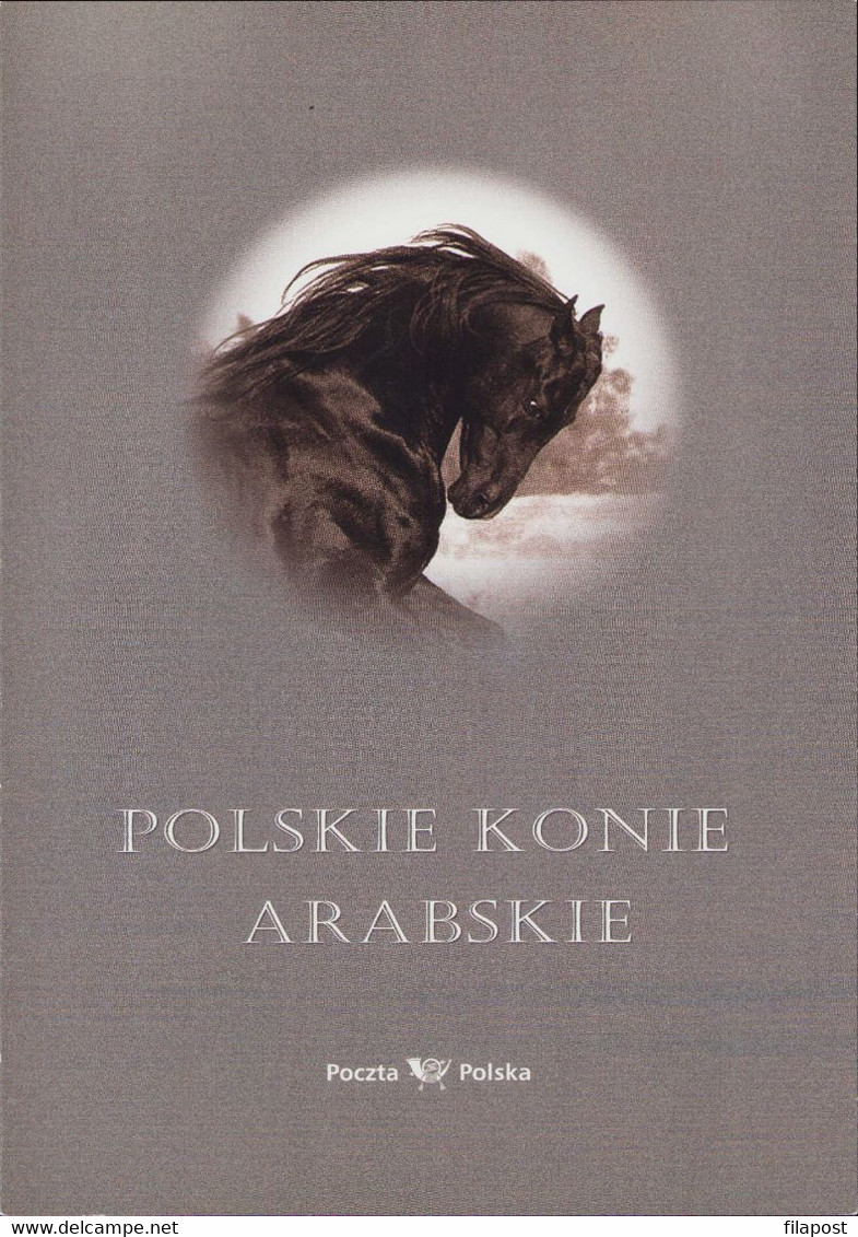 POLAND 2007 Souvenir Booklet / Polish Arabian Horses, Studs Champions, Animals, Exellent Racers / Full Sheet MNH**FV - Booklets