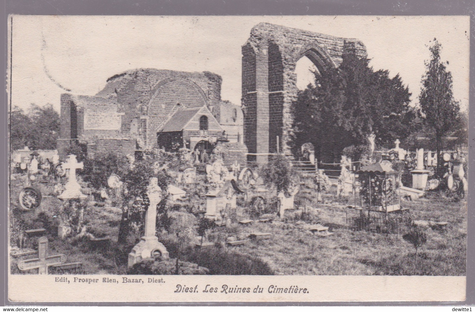 DIEST.   Les Ruines Du Cimetière - Diest
