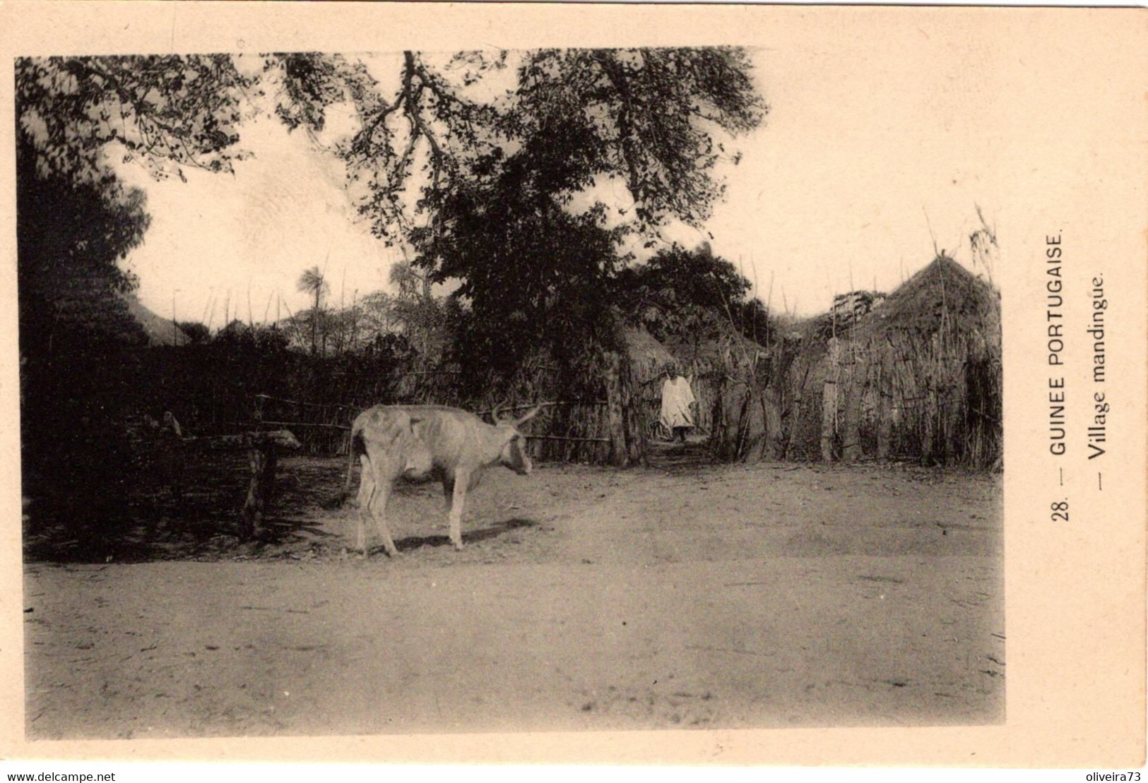 GUINÉ  PORTUGUESA - Village Mandingue - Guinea Bissau