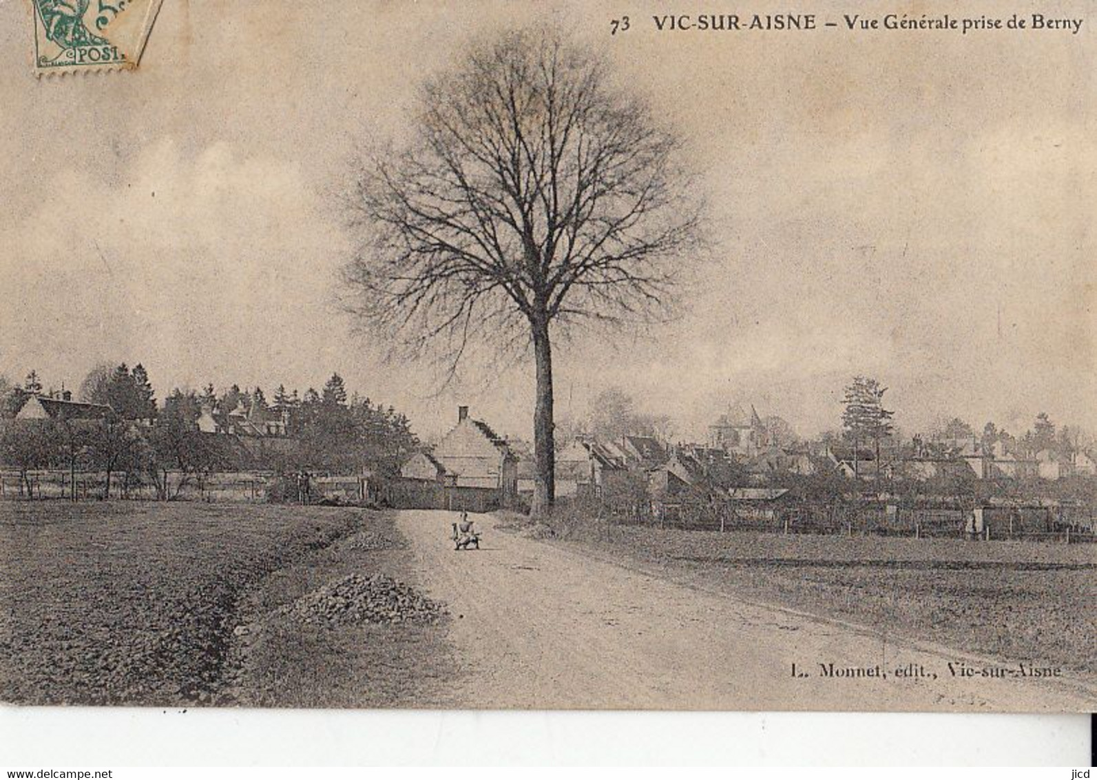 02- Vic Sur Aisne Vue Generale Prise De Berny - Vic Sur Aisne