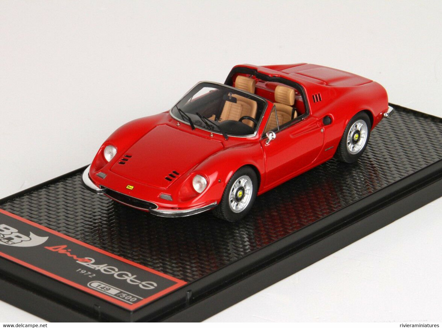 BBR - FERRARI DINO 246 GTS - Rosso Corsa - BBRC54A - 1/43 - BBR