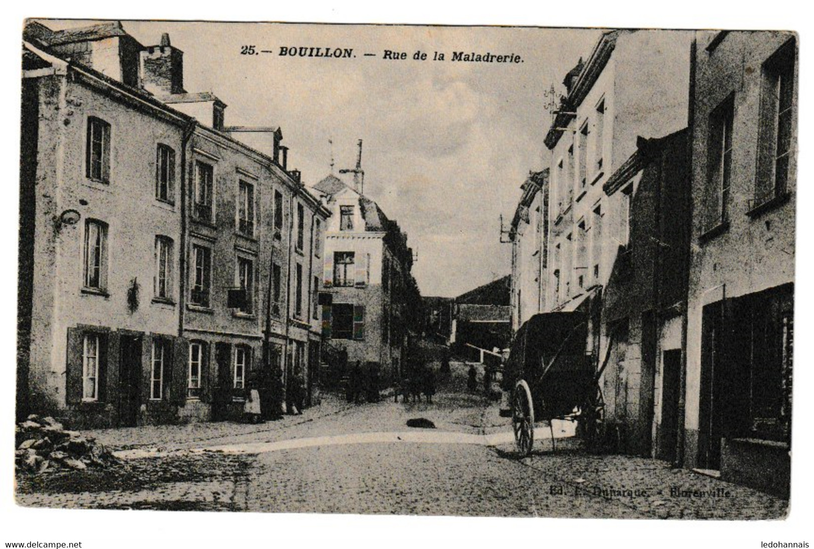 BOUILLON  SEMOIS CHATEAU KASTEEL CHARRETTE ATTELAGE MALADRERIE N°25 - Bouillon