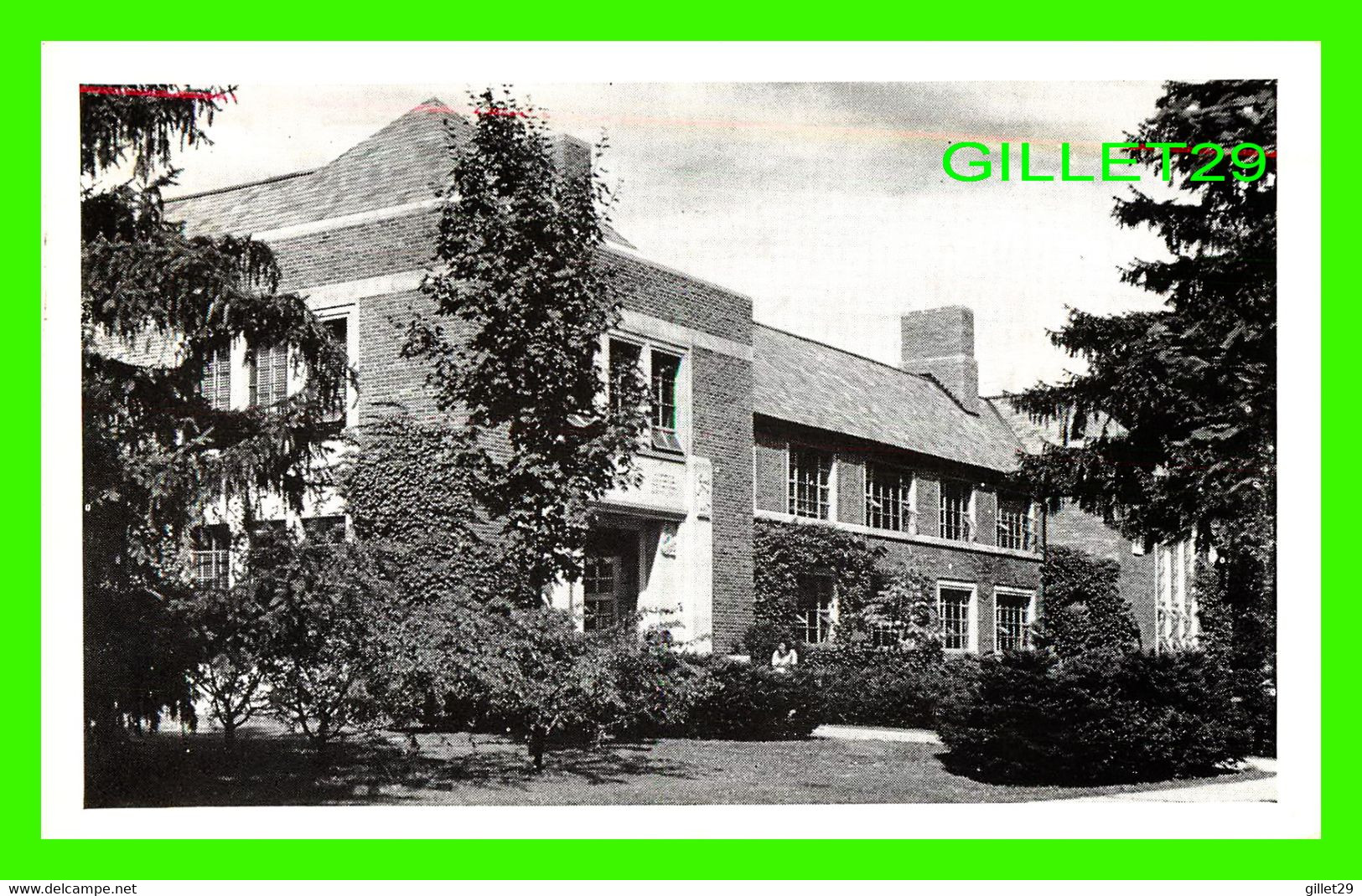 EAST LANSING, MI - MUSIC BUILDING, MICHIGAN STATE COLLEGE - TRAVEL IN 1951 - GEORGE B. NICHOLS CO - - Lansing