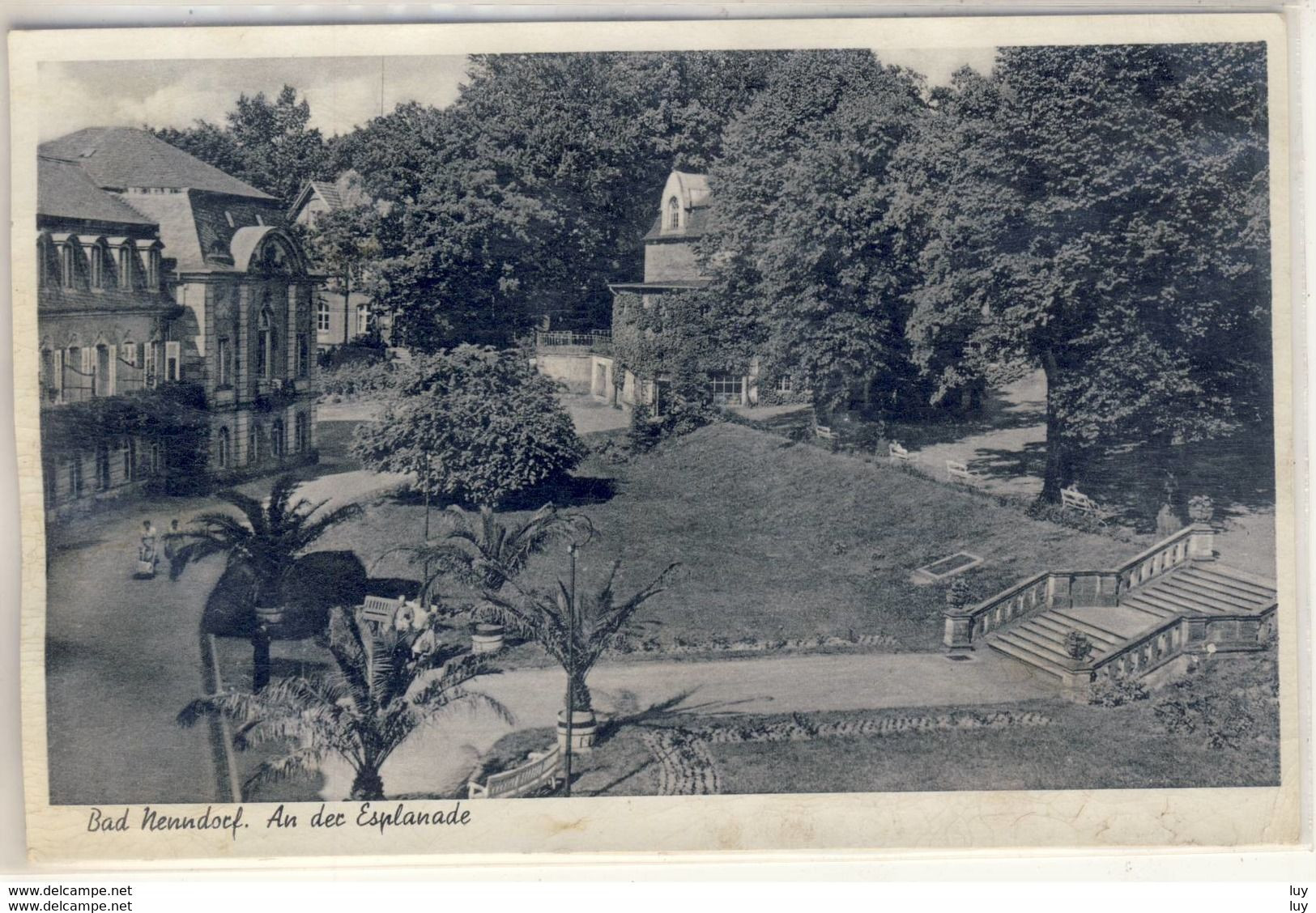 BAD NENNDORF, An Der Esplanade, Gel. 1952 Mit Markenpaar - Bad Nenndorf